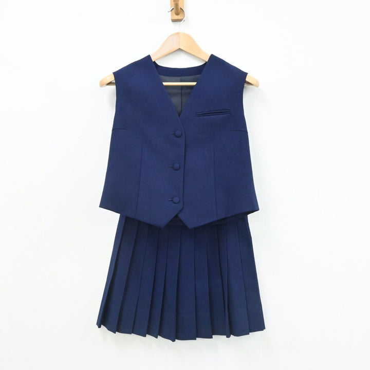 【中古制服】千葉県 千葉県立千葉高等学校 女子制服 3点（ブレザー・ベスト・スカート）sf007826【リサイクル学生服】 | 中古制服通販パレイド