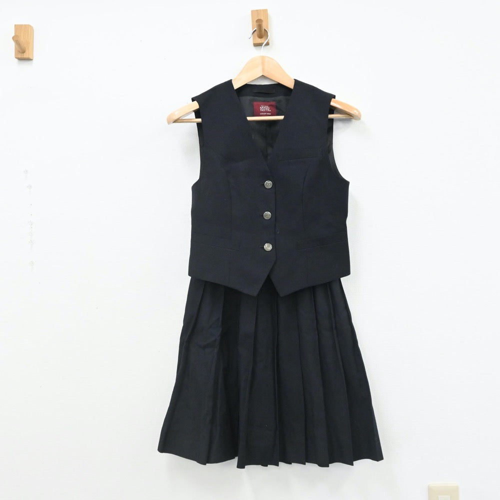 【中古】埼玉県 春日部東高等学校 女子制服 4点（ブレザー・スカート・ベスト）sf007830