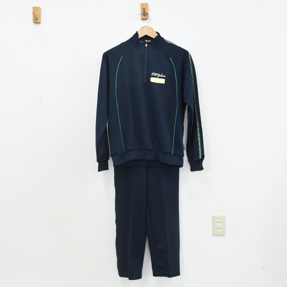 中古制服】栃木県 国際TBC高等専修学校 女子制服 4点（体操服 上