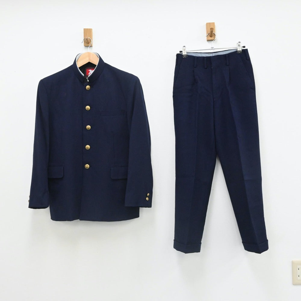 【中古】大阪府 大阪星光学院高校 男子制服 5点（学ラン・ニット・シャツ・ズボン・ズボン）sf007849