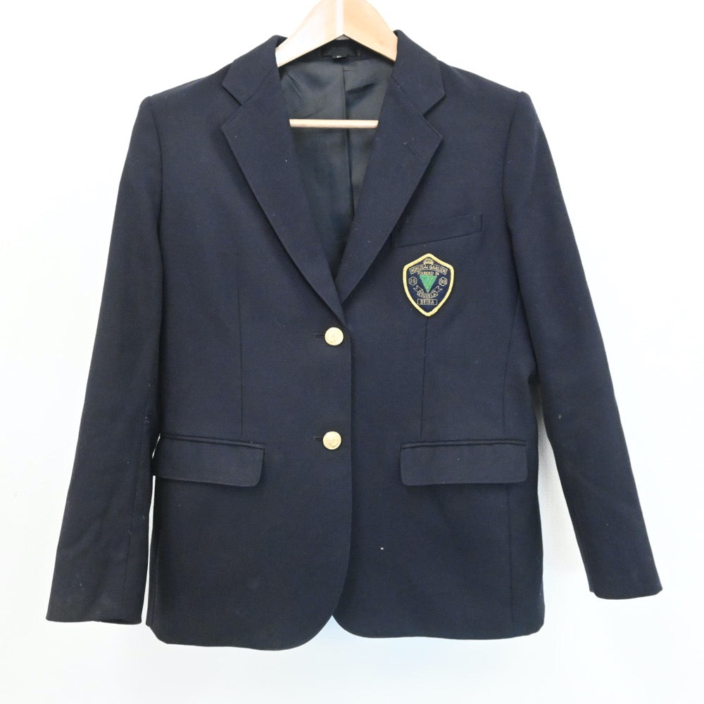 【中古】埼玉県 星槎国際高等学校(通信制） 女子制服 2点（ブレザー・スカート）sf007872