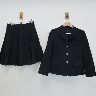 【中古】東京都 小金井北高等学校 女子制服 2点（ブレザー・スカート）sf007875