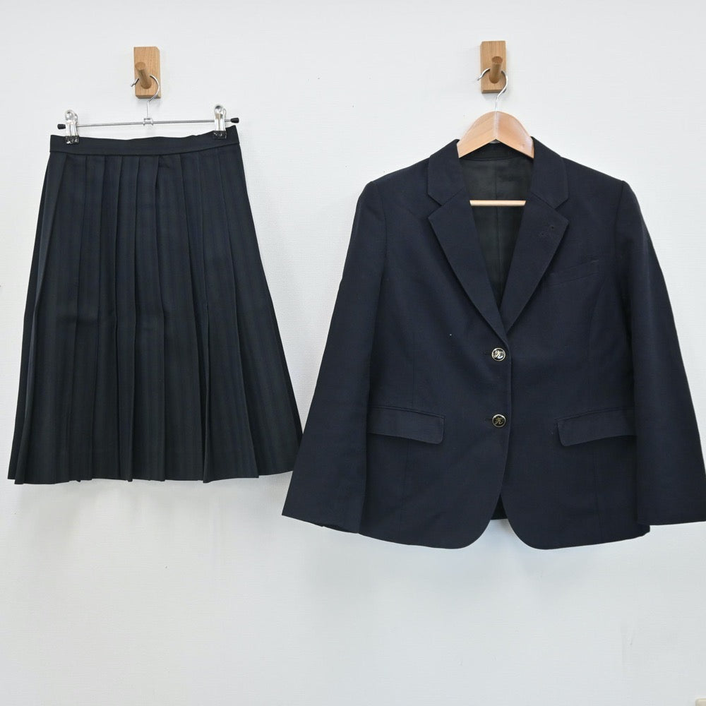 中古制服】千葉県 京葉工業高等学校 女子制服 3点（ブレザー・スカート