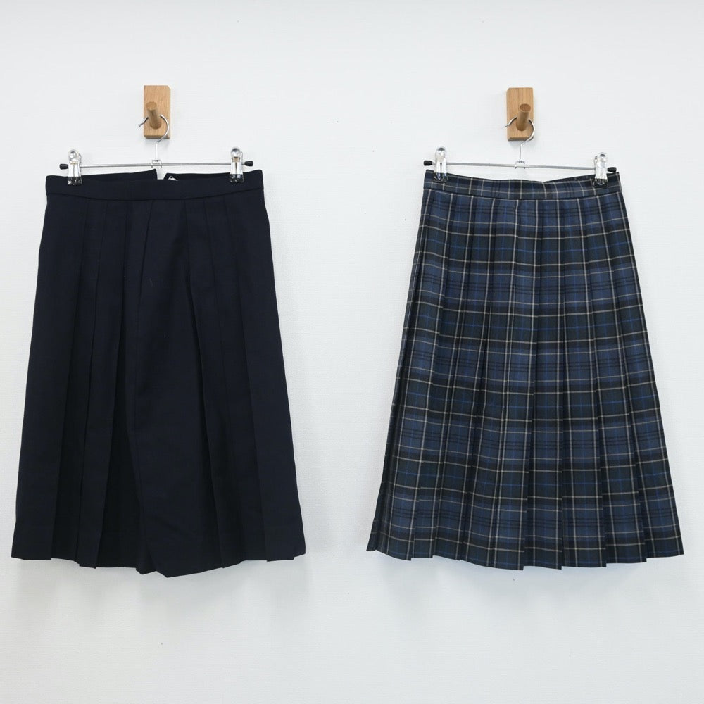 【中古】東京都 昭和女子大学附属昭和高等学校 女子制服 5点（ニット・スカート）sf007885