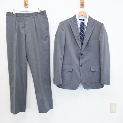 【中古】広島県 広島修道大学ひろしま協創高等学校 男子制服 6点（ブレザー・シャツ・ズボン）sf007899