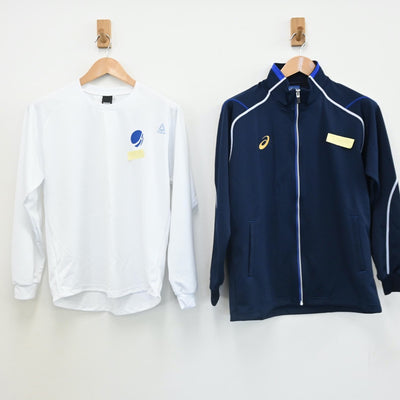 【中古】広島県 広島修道大学ひろしま協創高等学校 男子制服 3点（ジャージ 上・ジャージ 下・体操服 上）sf007900