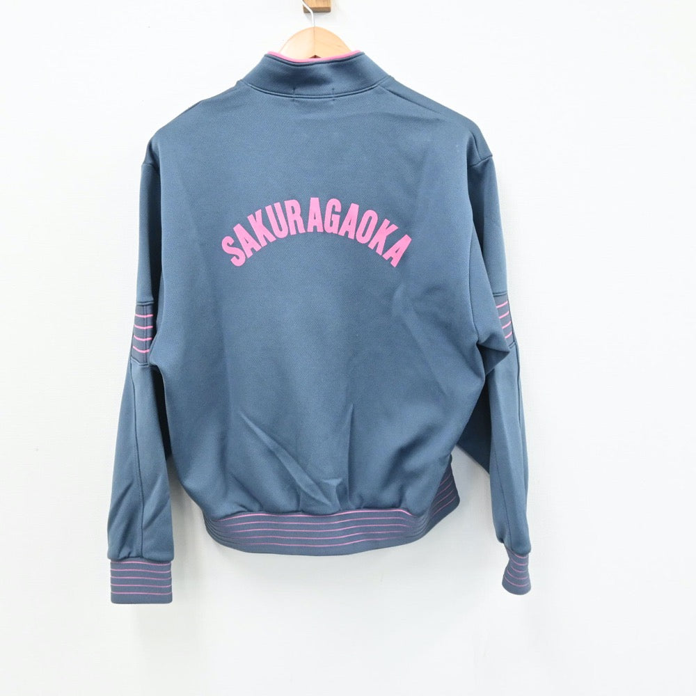 【中古】東京都 桜丘高等学校 女子制服 3点（ジャージ 上・ジャージ 下・体操服 下）sf007934