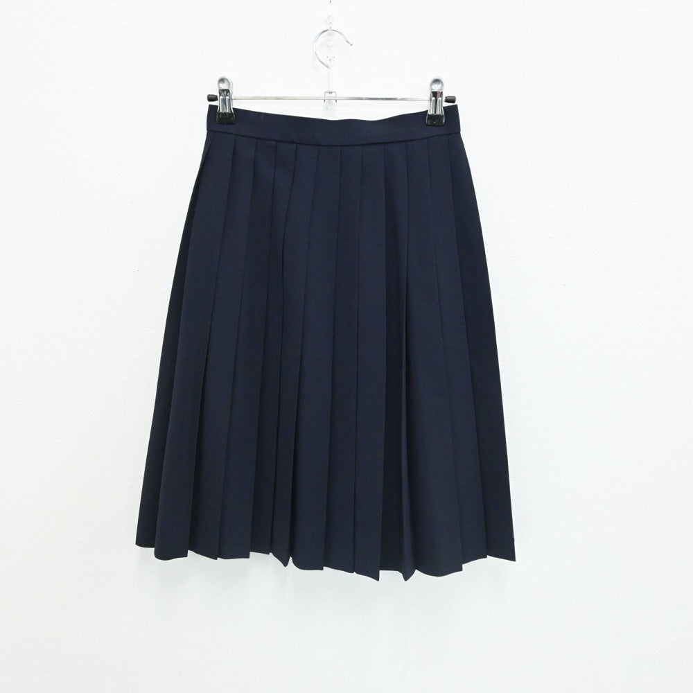 【中古】愛知県 石巻中学校 女子制服 4点（セーラー服・シャツ・スカート）sf007937