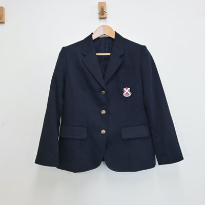 【中古】大阪府 桃山学院高校 女子制服 2点（ブレザー・スカート）sf007960