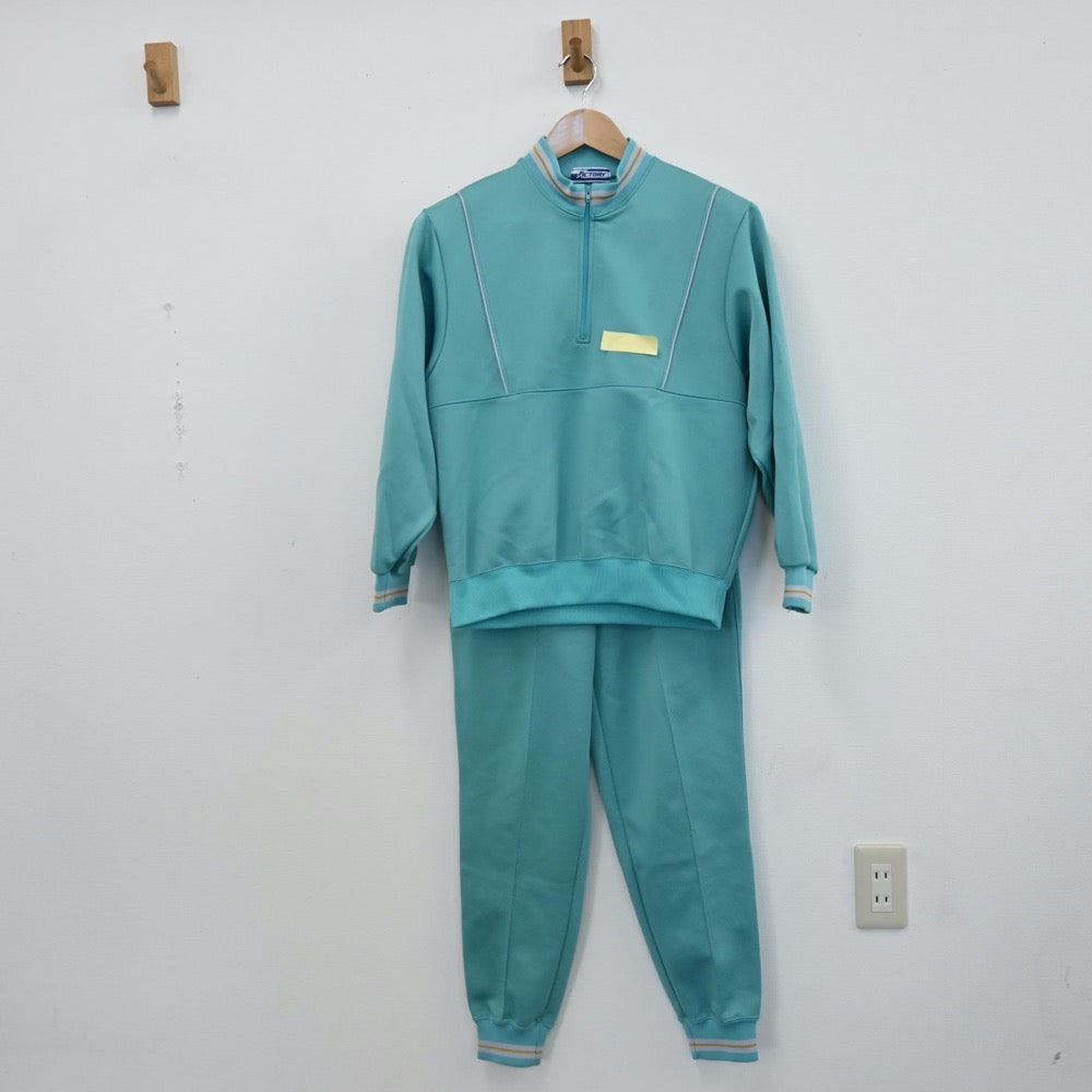 【中古】埼玉県 春日部女子高校 女子制服 2点（ジャージ 上・ジャージ 下）sf007967