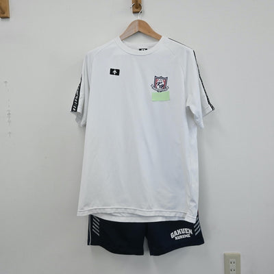 【中古】福岡県 久留米学園高等学校 男子制服 3点（体操服 上・体操服 下）sf007975