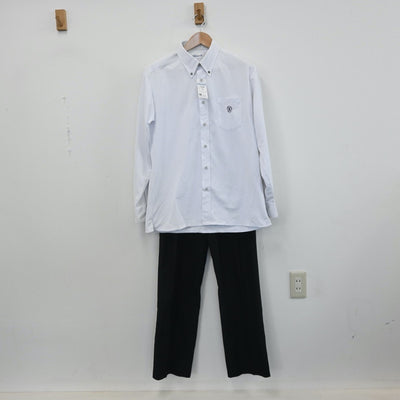 【中古】福岡県 久留米学園高等学校 男子制服 5点（学ラン・ニット・シャツ・ズボン）sf007976