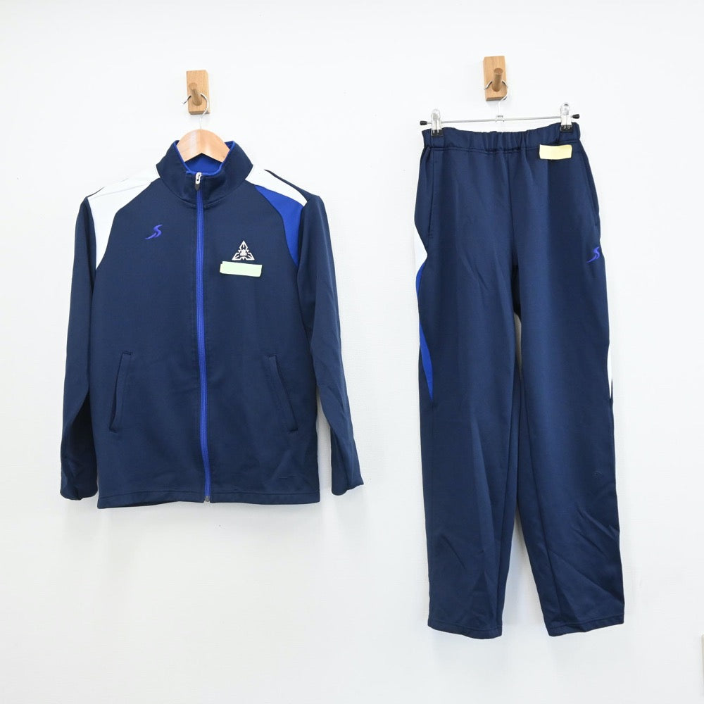 【中古】富山県 富山第一高校 男子制服 2点（ジャージ 上・ジャージ 下）sf007995