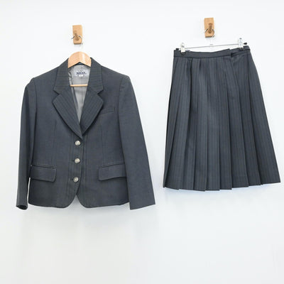 【中古】富山県 富山第一高校 女子制服 3点（ブレザー・ベスト・スカート）sf008002
