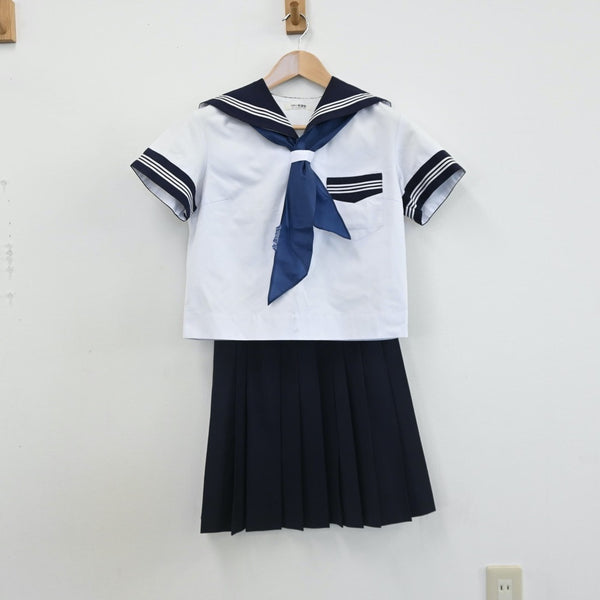 制服　レディース 中古】大阪府 八尾北高等学校 女子制服 4点 (ブレザー・スカート