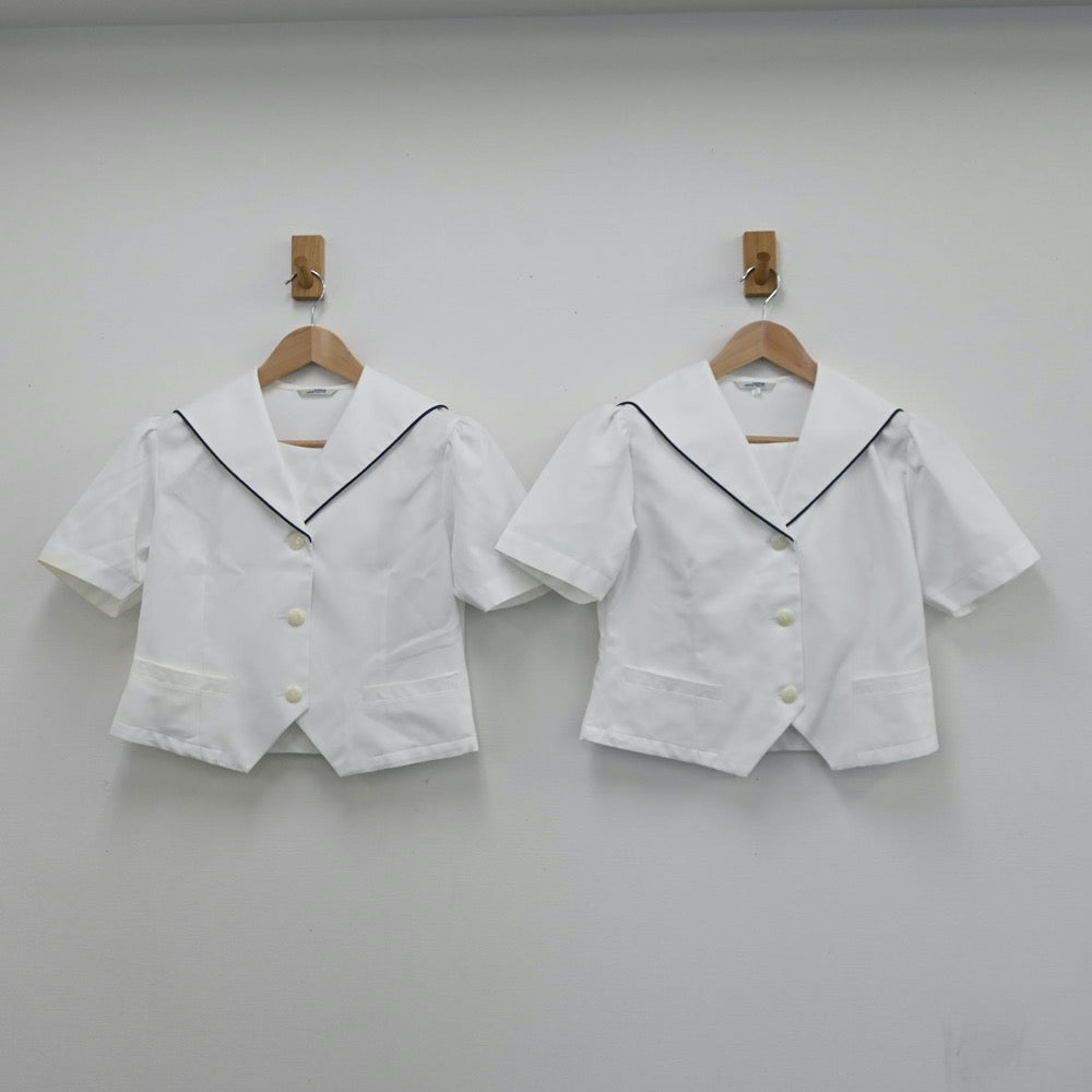 【中古】青森県 青森県立青森中央高等学校 女子制服 2点（シャツ）sf008023