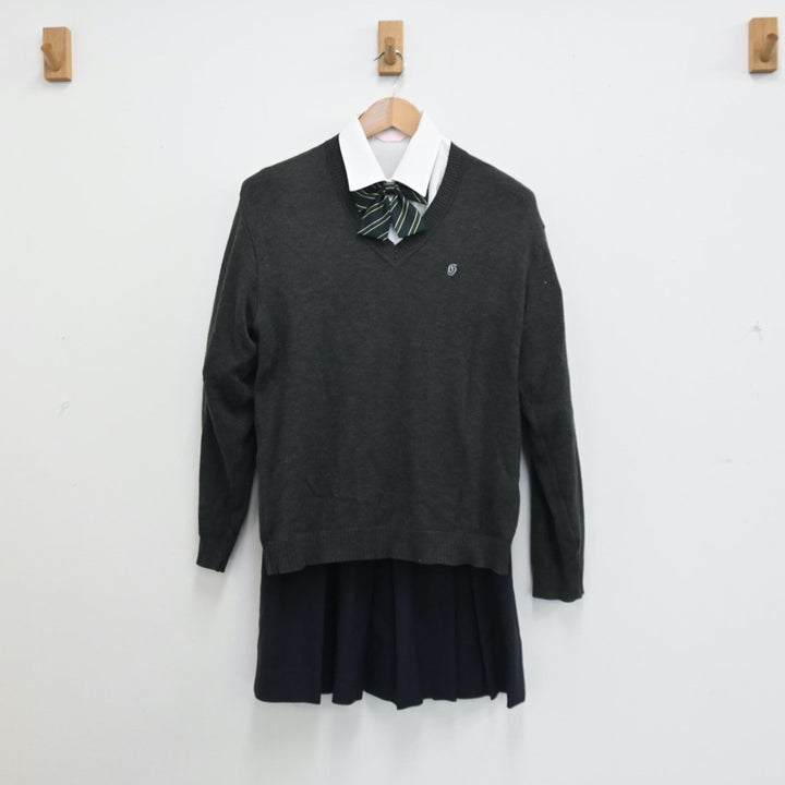 【中古制服】愛知県 愛知県立五条高等学校 女子制服 6点（ブレザー・ベスト・ニット・シャツ・スカート）sf008028【リサイクル学生服】 | 中古制服 通販パレイド