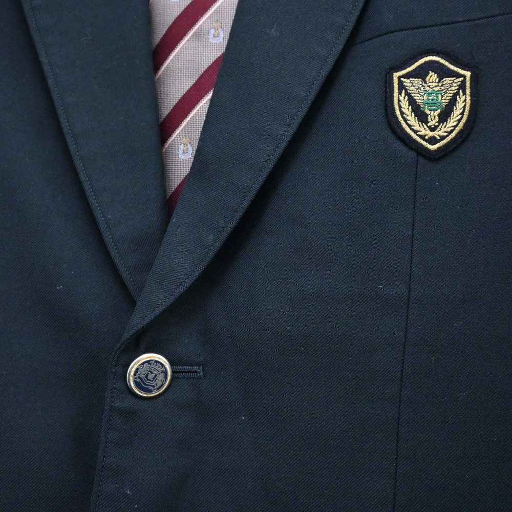【中古】愛知県 愛知県立半田商業高等学校 男子制服 4点（ブレザー・ズボン）sf008030
