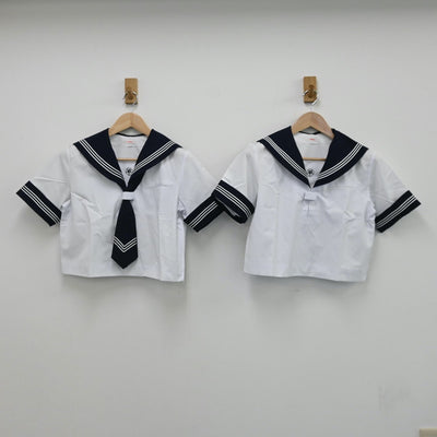 【中古】東京都 台東区立御徒町台東中学校 女子制服 3点（セーラー服）sf008045