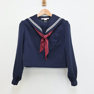 【中古】愛知県 豊田市立豊南中学校 女子制服 3点（セーラー服・スカート）sf008053