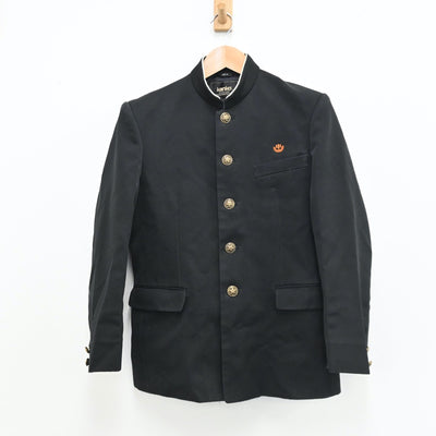 【中古】佐賀県 吉野ヶ里町立三田川中学校 男子制服 2点（学ラン・ズボン）sf008059