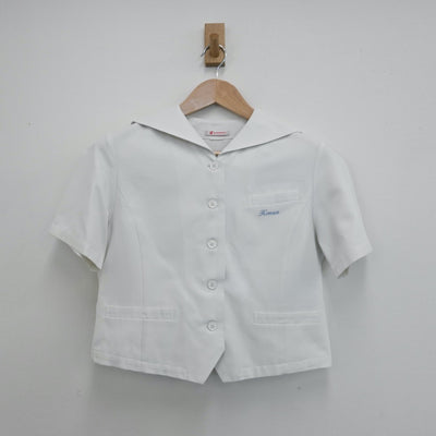 【中古】佐賀県 佐賀県立香楠中学校 女子制服 3点（セーラー服・スカート）sf008063