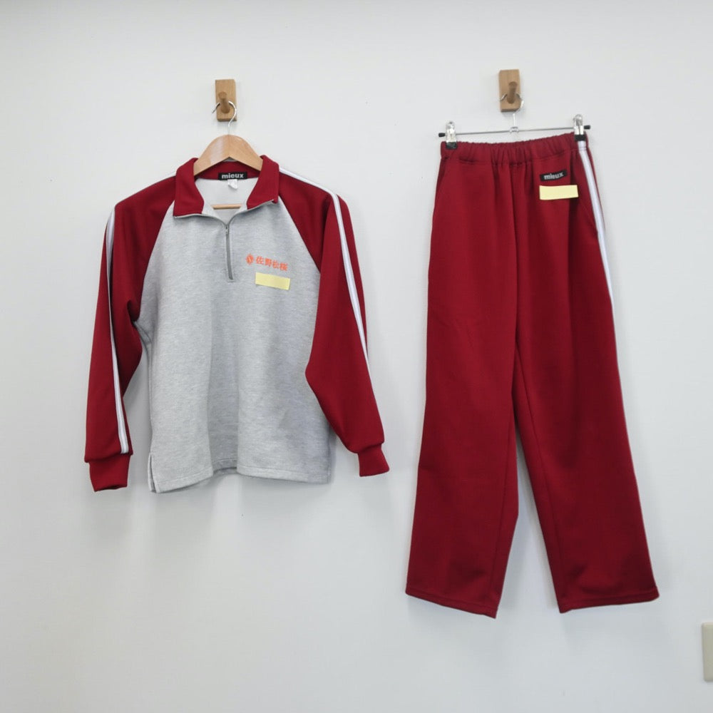 【中古】栃木県 佐野松桜高校 女子制服 3点（ジャージ 上・体操服 上・ジャージ 下）sf008074
