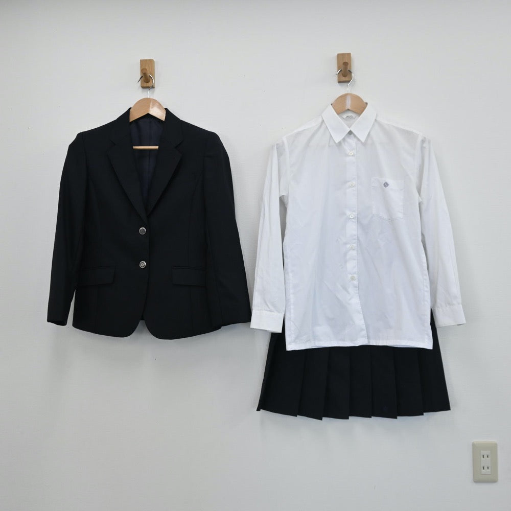 中古】大阪府 喜連中学校 女子制服 2点 (セーラー服・スカート