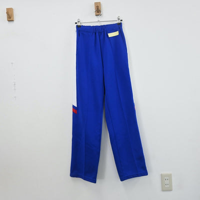 【中古】熊本県 宇土鶴城中学校 女子制服 2点（ジャージ 上・ジャージ 下）sf008092