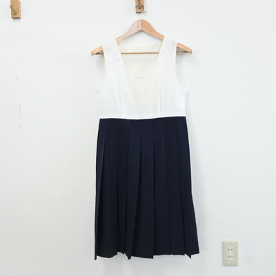 【中古】熊本県 慶誠高等学校 女子制服 5点（セーラー服・スカート）sf008100