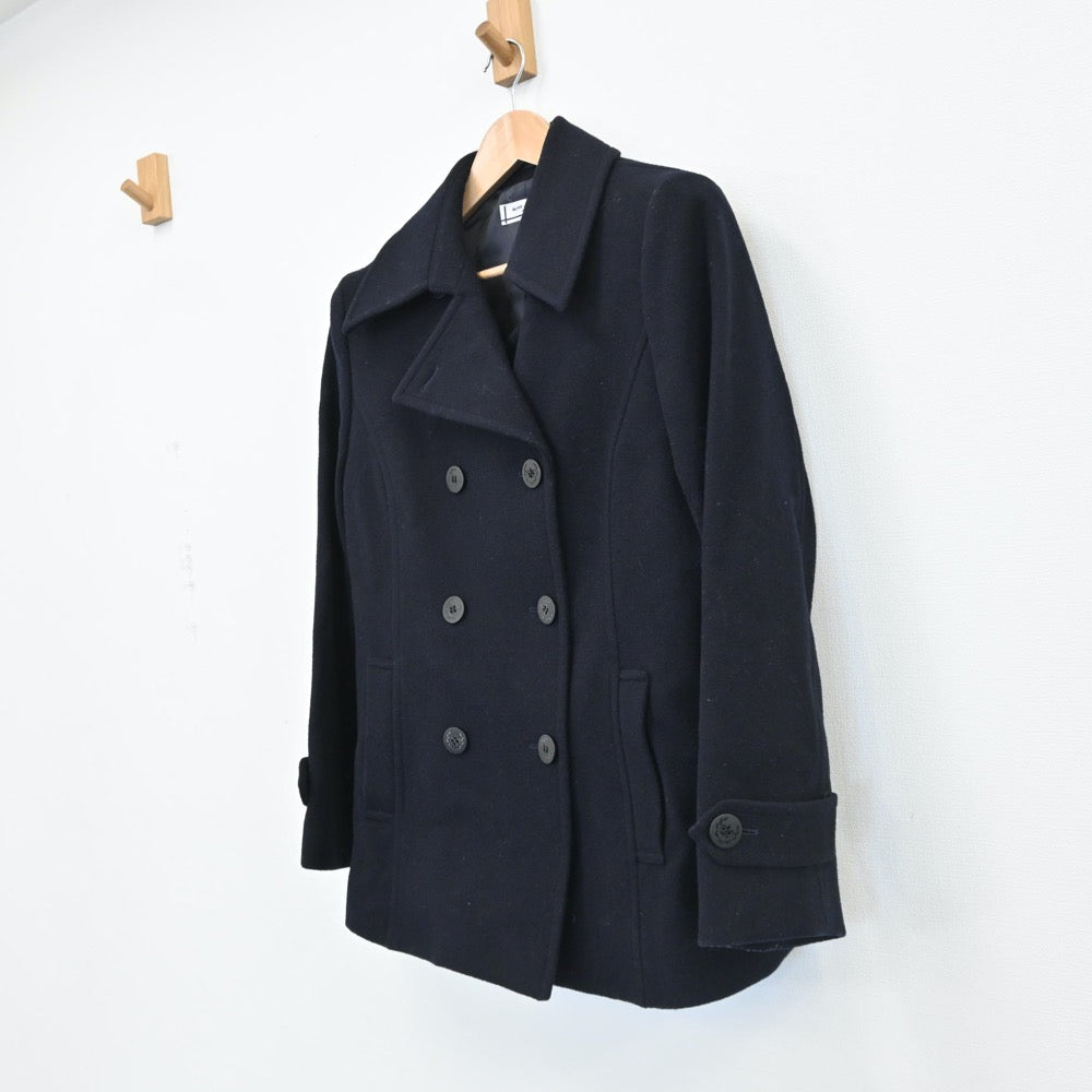 【中古】広島県 比治山女子高等学校 女子制服 1点（コート）sf008116