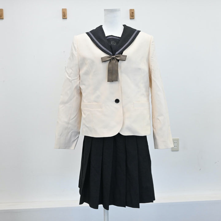 【中古】埼玉県 浦和麗明高等学校 女子制服 4点（ブレザー・セーラー服・スカート）sf008120