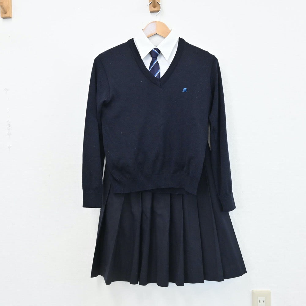 中古制服】福岡県 福岡県立武蔵台高等学校 女子制服 6点（ブレザー・ニット・シャツ・スカート）sf008126【リサイクル学生服】 | 中古制服 通販パレイド