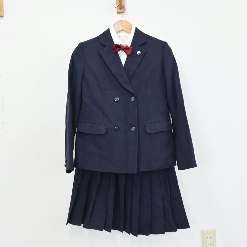 【中古】愛知県 名古屋市立名古屋商業高等学校 女子制服 4点（ブレザー・シャツ・スカート）sf008128