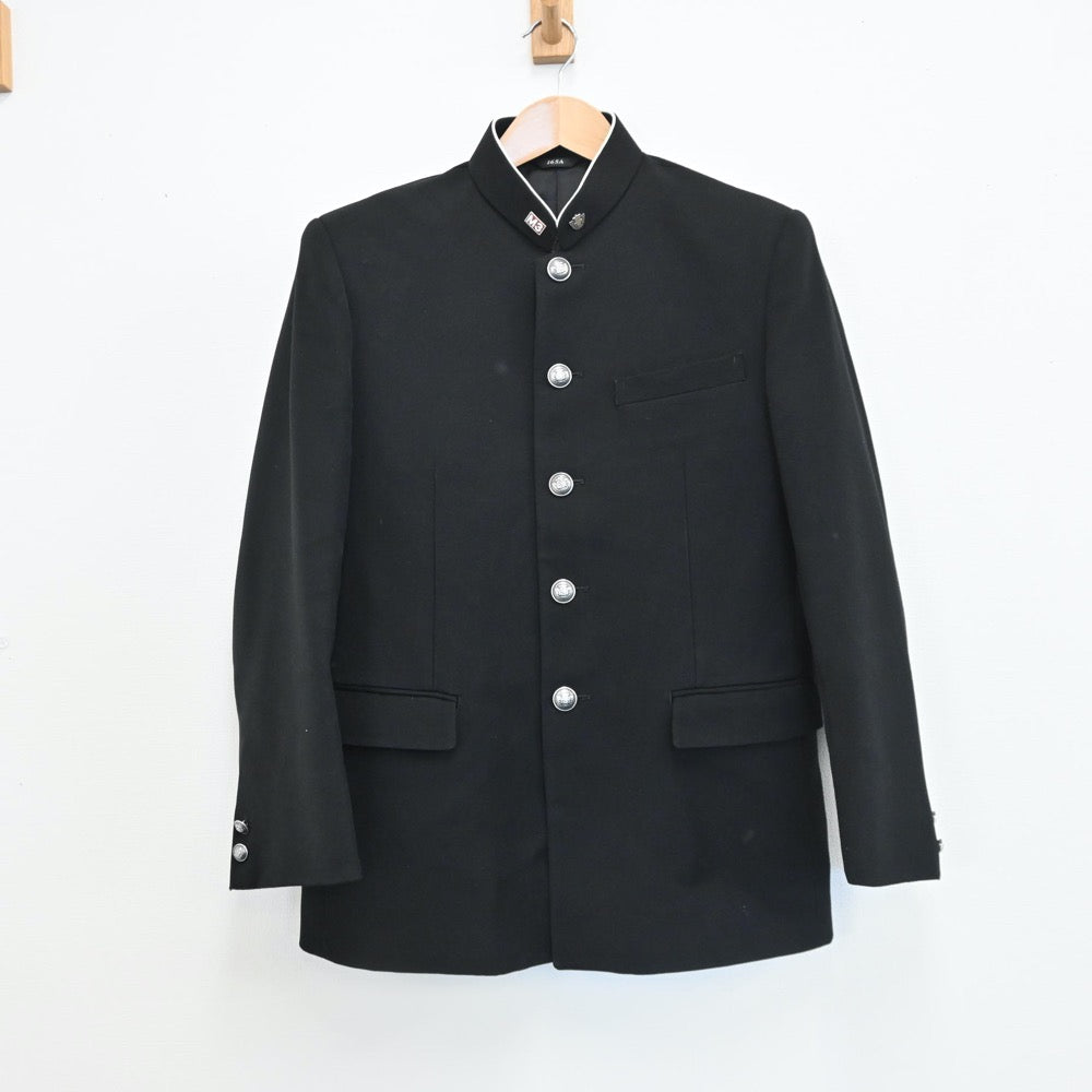 【中古】栃木県 足利大学附属高等学校 男子制服 3点（学ラン・ズボン）sf008144