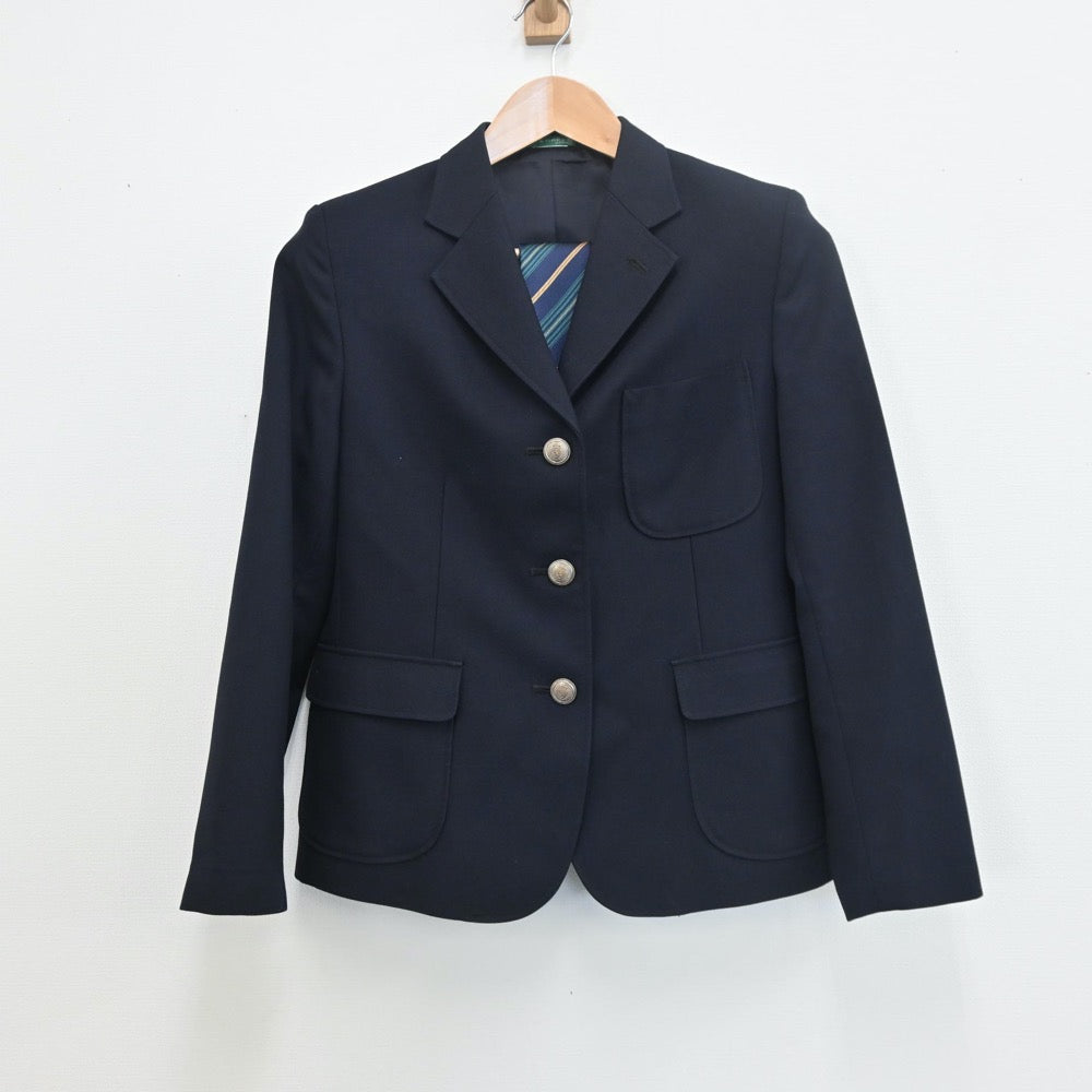 【中古】神奈川県 横浜市立城郷中学校 女子制服 3点（ブレザー・スカート）sf008161
