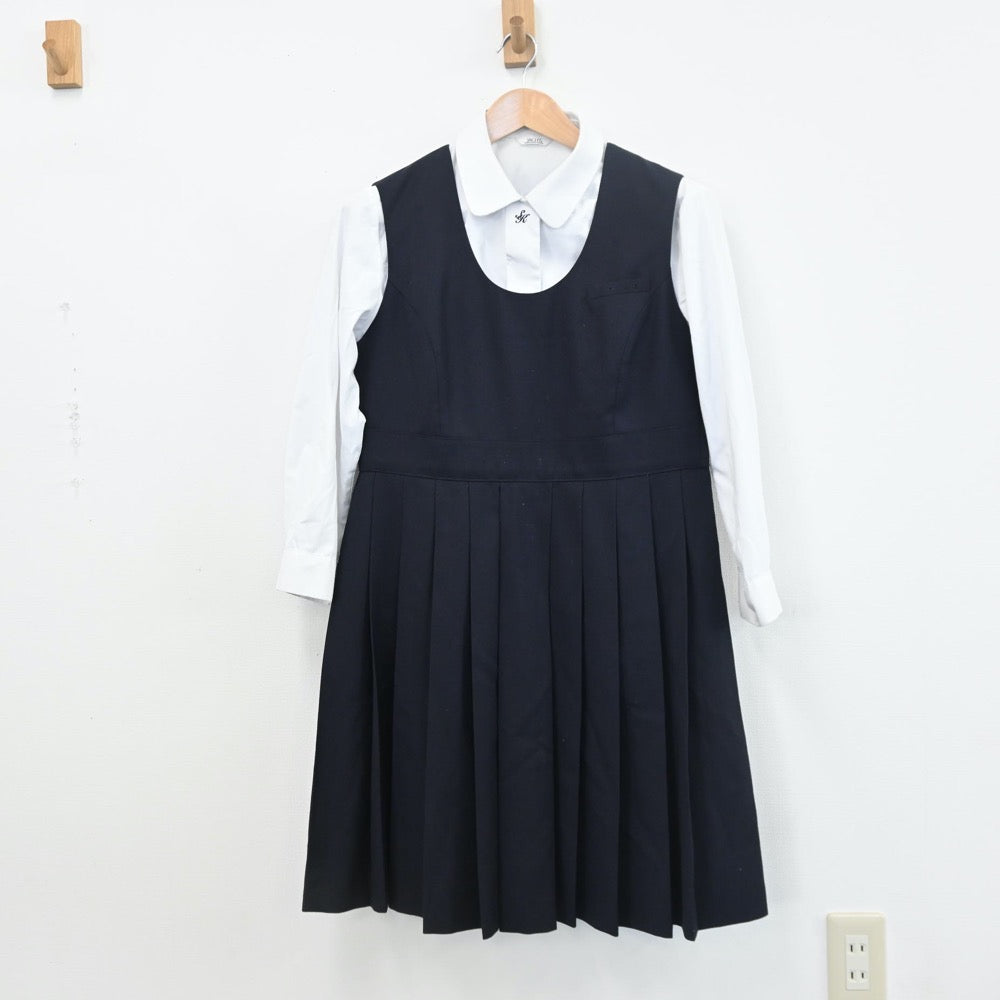 中古制服】熊本県 尚絅高等学校 女子制服 4点（ブレザー・シャツ・ジャンパースカート・スカート）sf008162【リサイクル学生服】 | 中古制服 通販パレイド