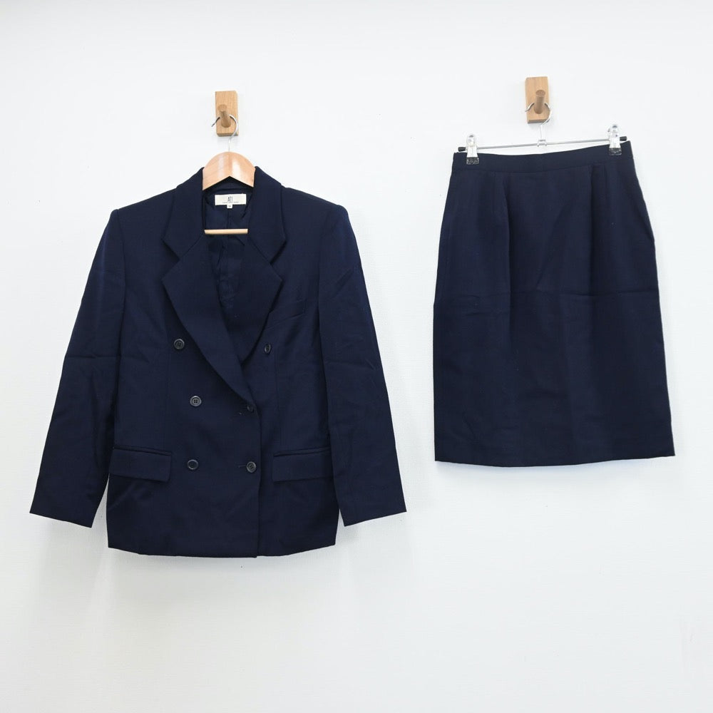 【中古】広島県 安田女子中学・高等学校 女子制服 2点（ブレザー・スカート）sf008164