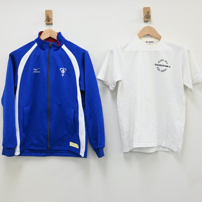 【中古】東京都 日本大学鶴ヶ丘高等学校 女子制服 4点（体操服 上・体操服 下・ジャージ 上・ジャージ 下）sf008185