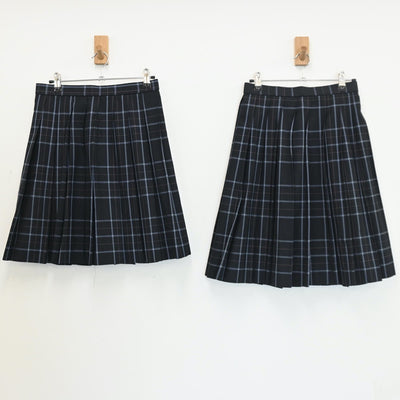 【中古】東京都 日本大学鶴ヶ丘高等学校 女子制服 4点（シャツ・スカート・スカート）sf008188