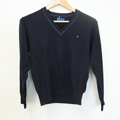 【中古】栃木県 佐野松桜高等学校 女子制服 2点（ニット・スカート）sf008201