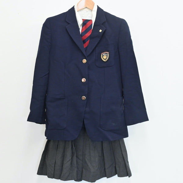 中古制服】愛知県 名古屋国際高等学校 女子制服 7点（ブレザー・シャツ・ニット・ベスト・スカート）sf008204【リサイクル学生服】 | 中古制服 通販パレイド