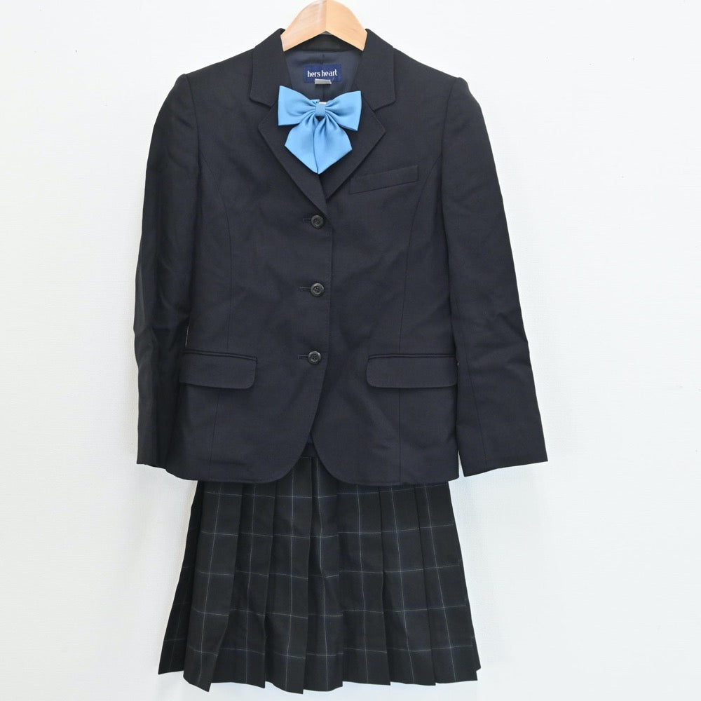 【中古】岡山県 天城高等学校 女子制服 3点（ブレザー・スカート）sf008219