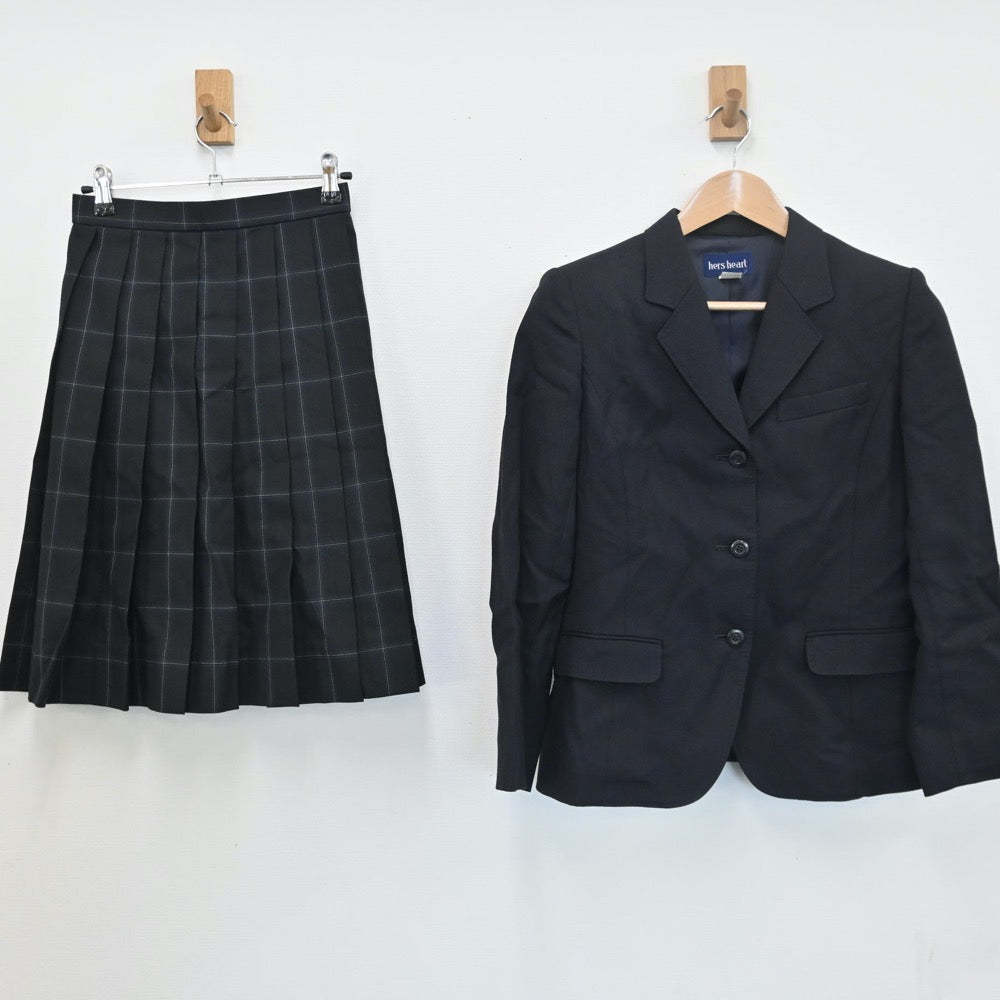 【中古】岡山県 天城高等学校 女子制服 3点（ブレザー・スカート）sf008219