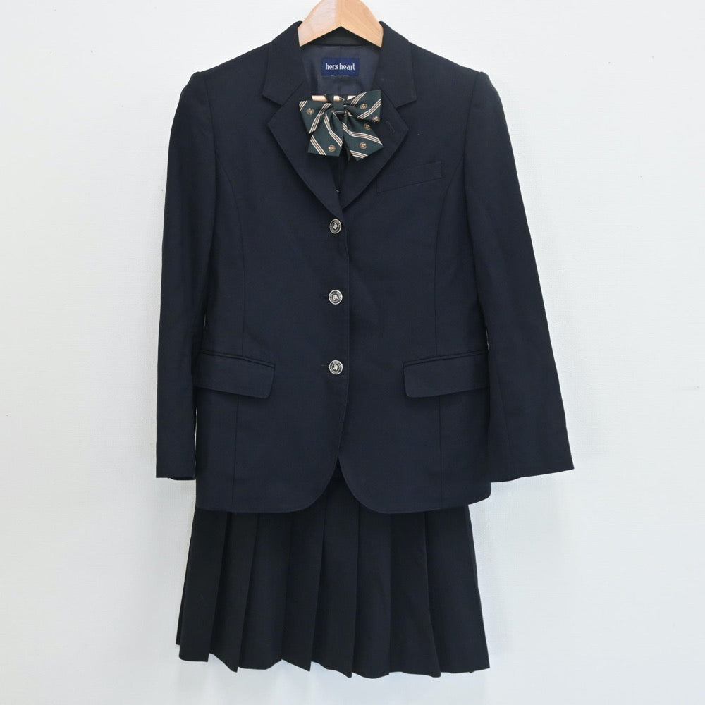 【中古】東京都 清瀬高等学校 女子制服 5点（ブレザー・スカート）sf008244