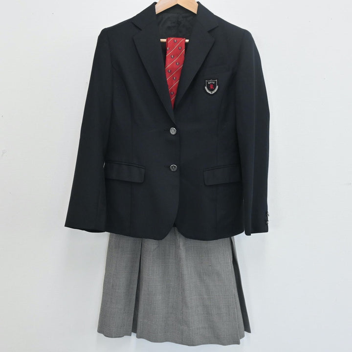 中古制服】滋賀県 滋賀県立栗東高等学校 女子制服 4点（ブレザー・ニット・スカート）sf008246【リサイクル学生服】 | 中古制服通販パレイド