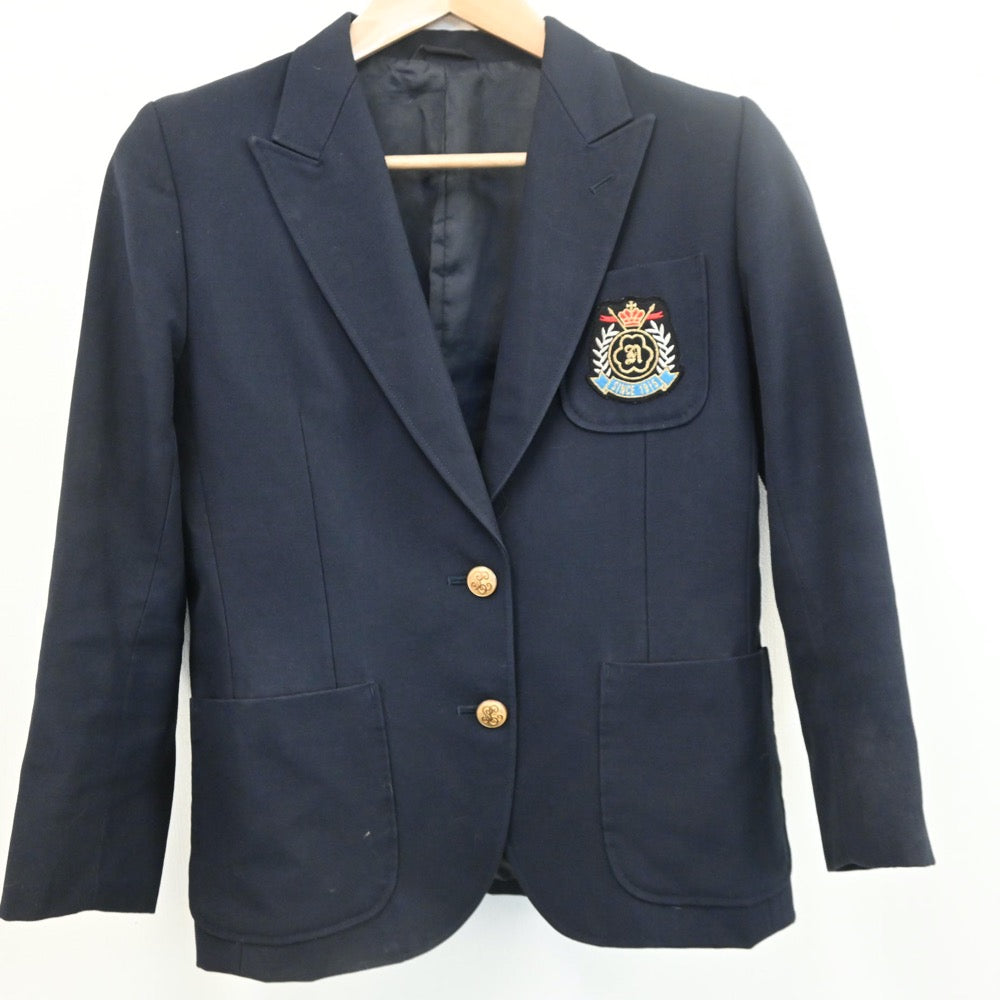 【中古】島根県 出雲農林高等学校 女子制服 3点（ブレザー・スカート）sf008248