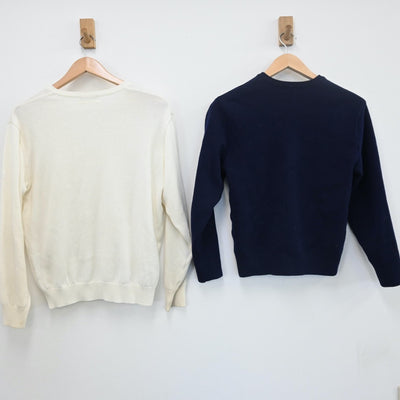 【中古】東京都 実践女子学園中学校・高等学校 女子制服 2点（ニット・ニット）sf008252