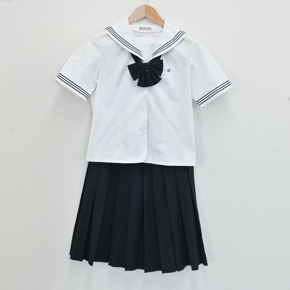 【中古】東京都 都立大田桜台高等学校 女子制服 4点（セーラー服・スカート）sf008273