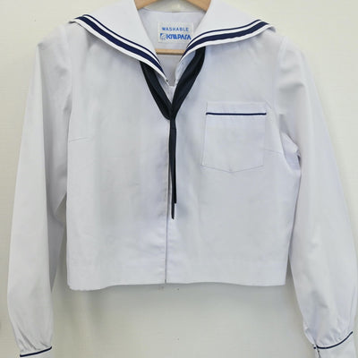 【中古】静岡県 浜松市立神久呂中学校 女子制服 3点（セーラー服・スカート）sf008275
